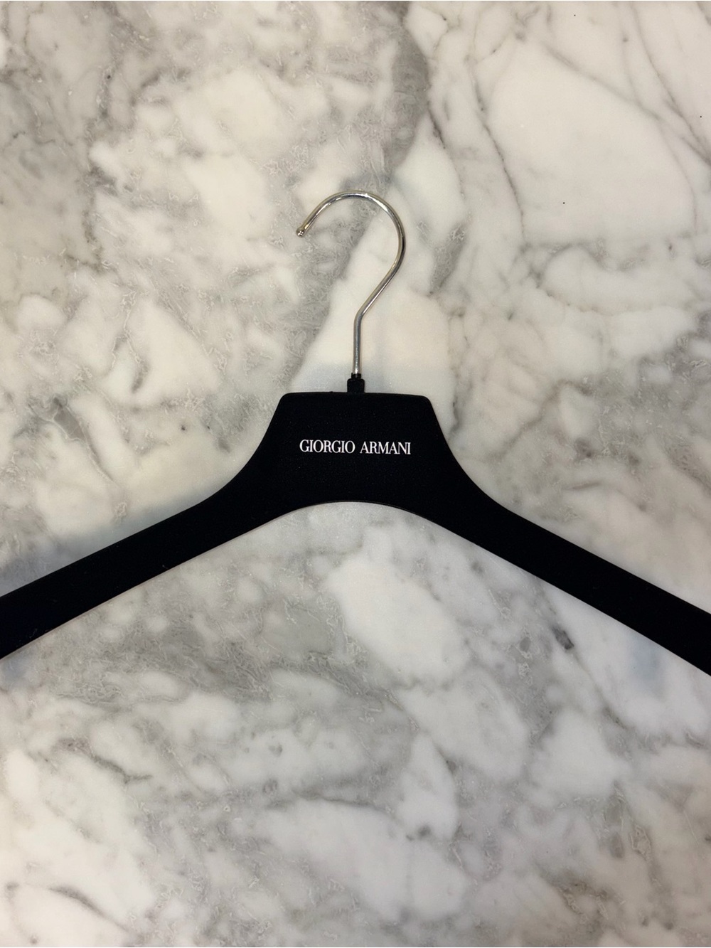 Authentic GIORGIO ARMANI Black Velvet Luxury Hanger
